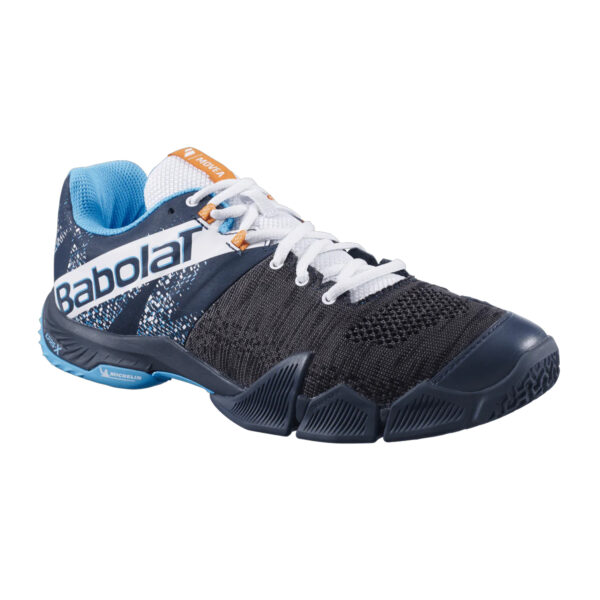 Babolat Movea Padel Shoes (Grey/Scuba Blue)