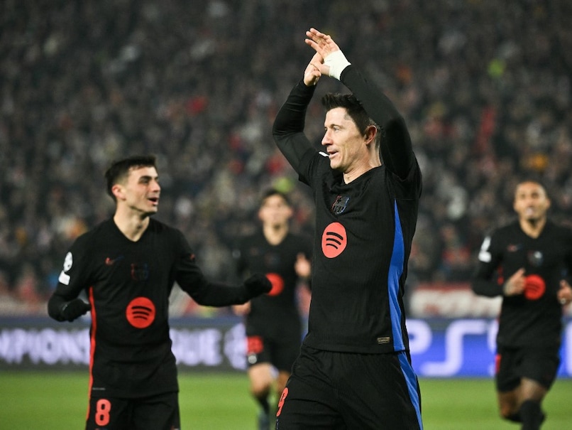 Barcelona Thrash Red Star Belgrade 5-2, Lewandowski Scores Twice