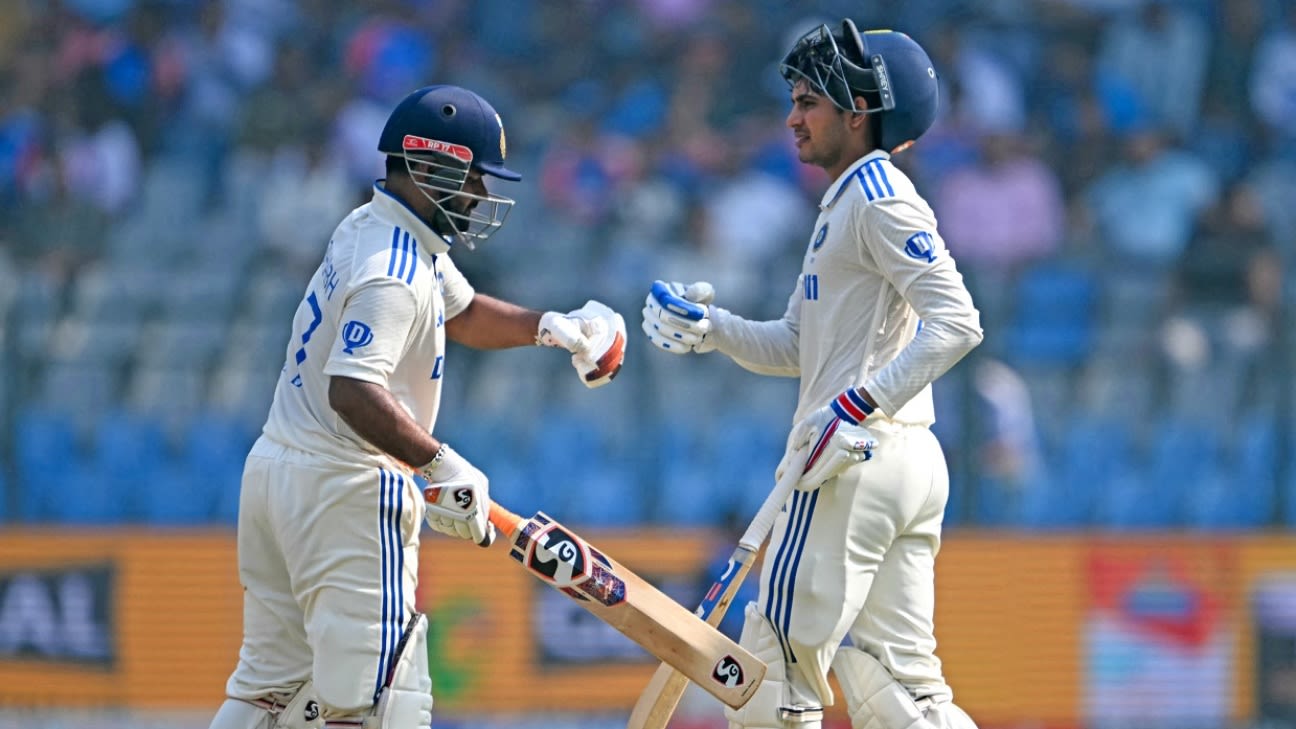 Pant, Gill Power India to Strong Position in Kanpur Test