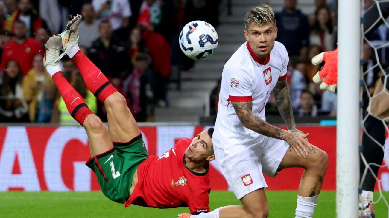 Ronaldo's Overhead Kick Stuns in Portugal's Nations League Victory