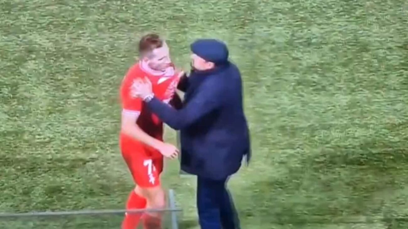 Serie C Manager Grabs and Pushes Player After Red Card