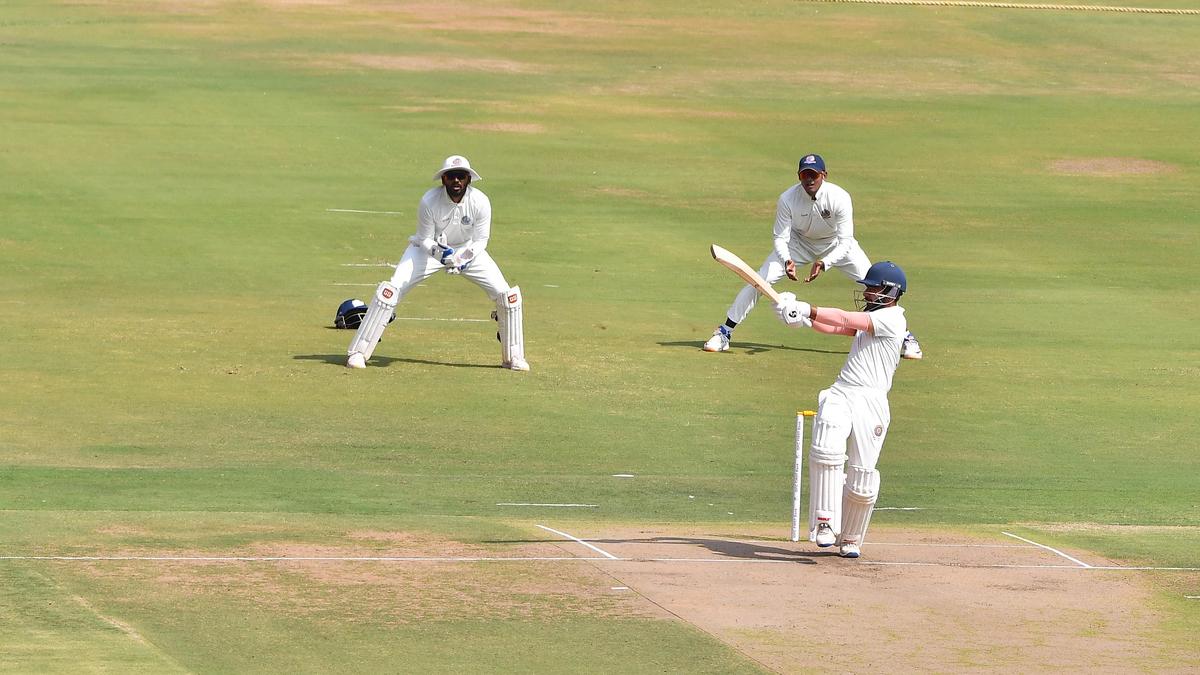 Tanmay Agarwal's Century Powers Hyderabad to Strong Start Against Andhra