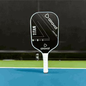 Airavat Titan 3K Carbon Pickleball Paddle (White)
