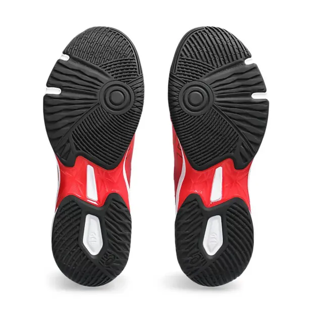 Shop Asics Gel Rocket 11 Badminton Shoes (Classic Red/White)