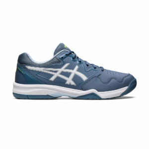 Asics Gel Dedicate 7 Court Shoes (Steel Blue/White)