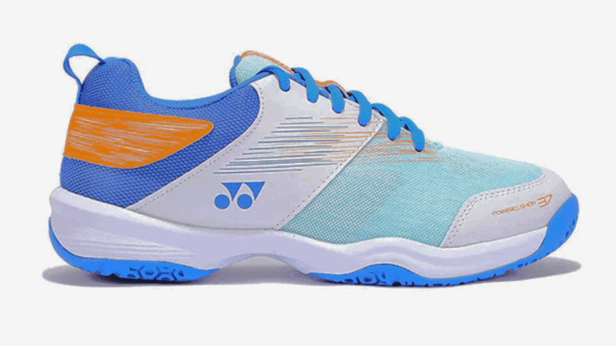 YONEX Power Cushion SHB 37 (White/Blue) Badminton Shoes
