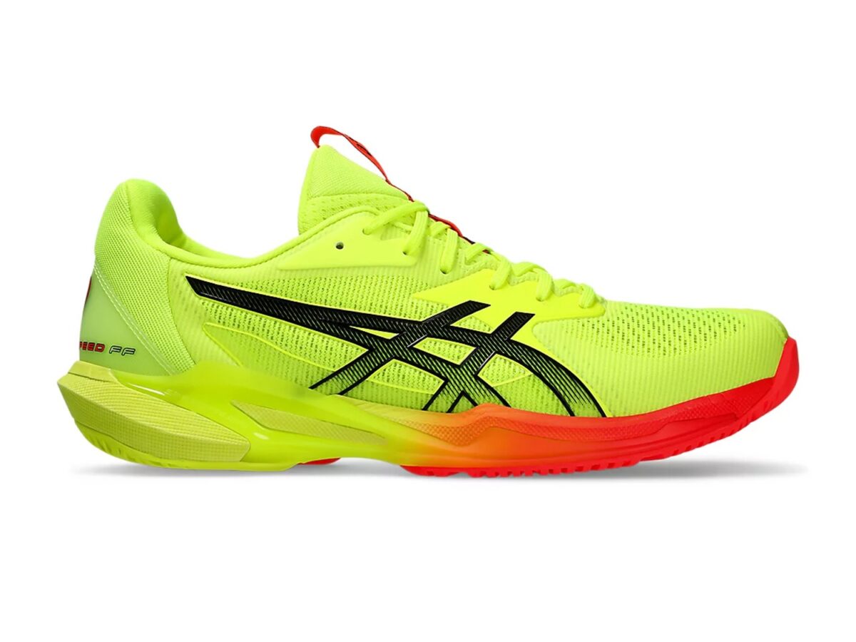 Asics Solution Speed FF3 PARIS Tennis Shoes (Safety Yellow/Black)
