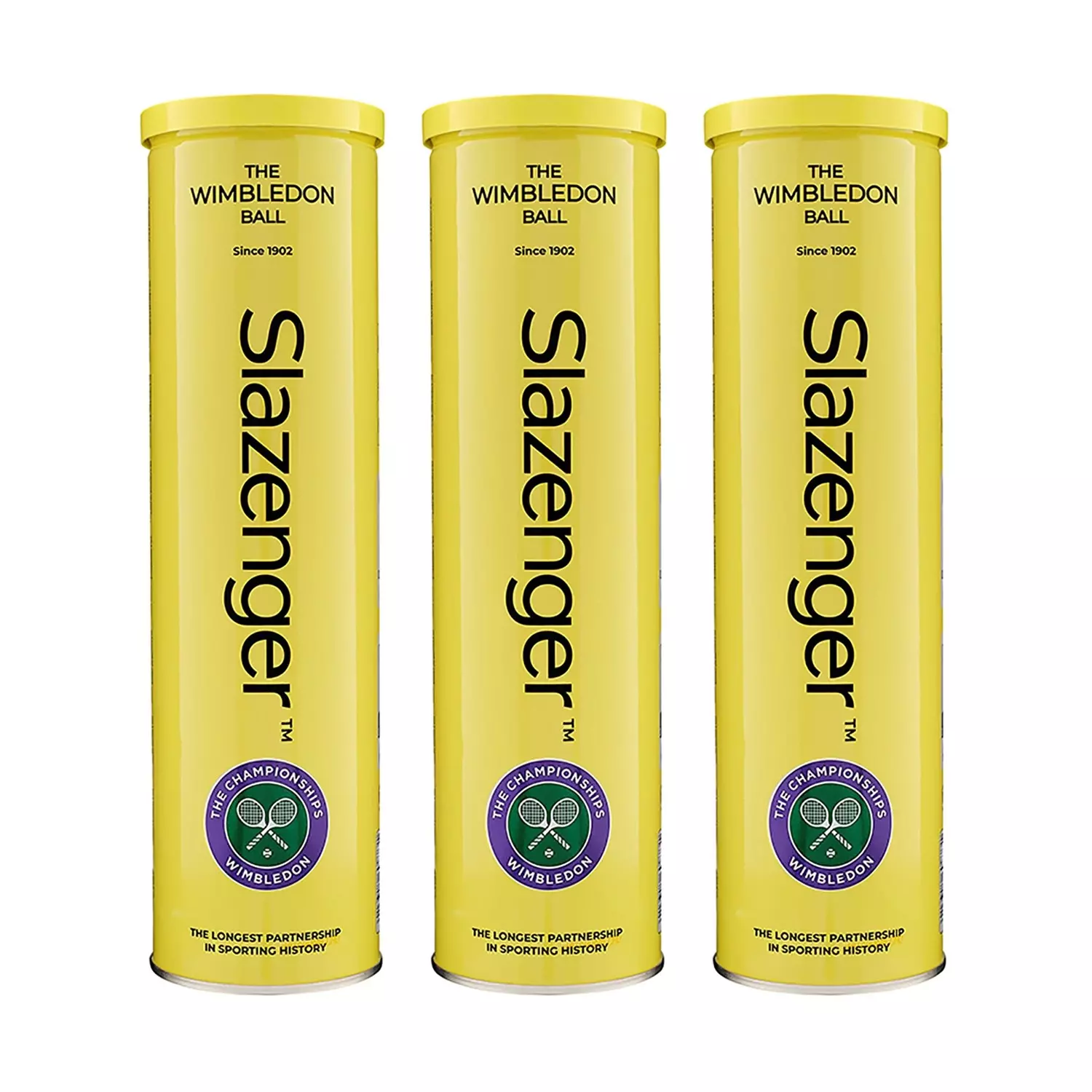 スラセンジャー　Slazenger ウィンブルドンボール 2024 2024年ウィンブルドン 試合使用ボール Slazenger 3個入り - メルカリ