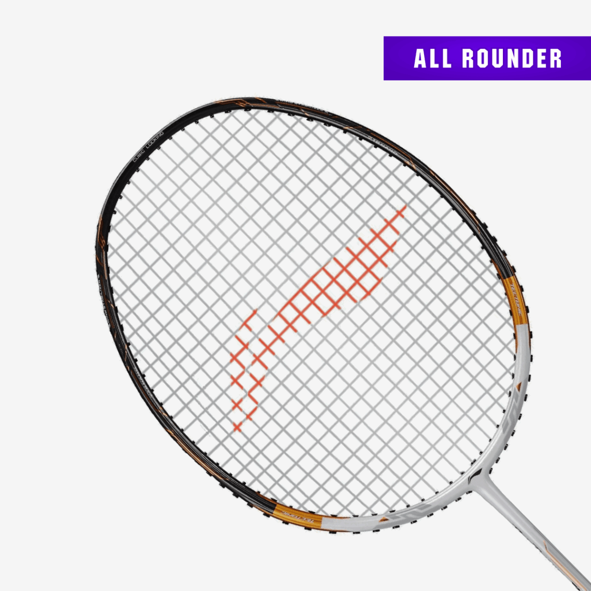 Buy Li-Ning Tectonic 7 Badminton Racket Unstrung (White/Gold) Online