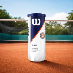 Wilson Roland Garros All Court Tennis Ball Can (3 Balls)
