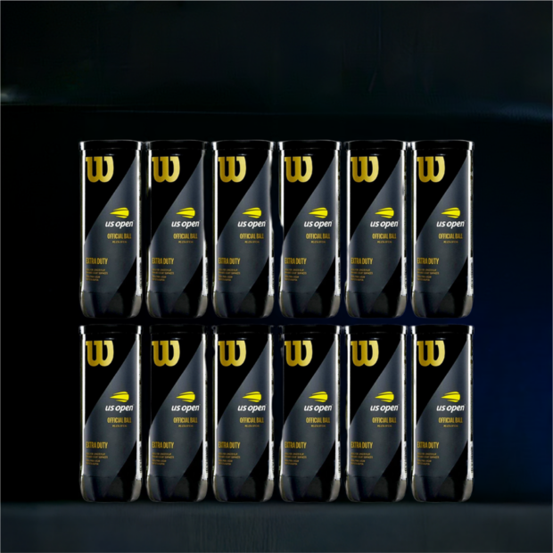 Wilson US Open Tennis Ball Cans (36 Balls)