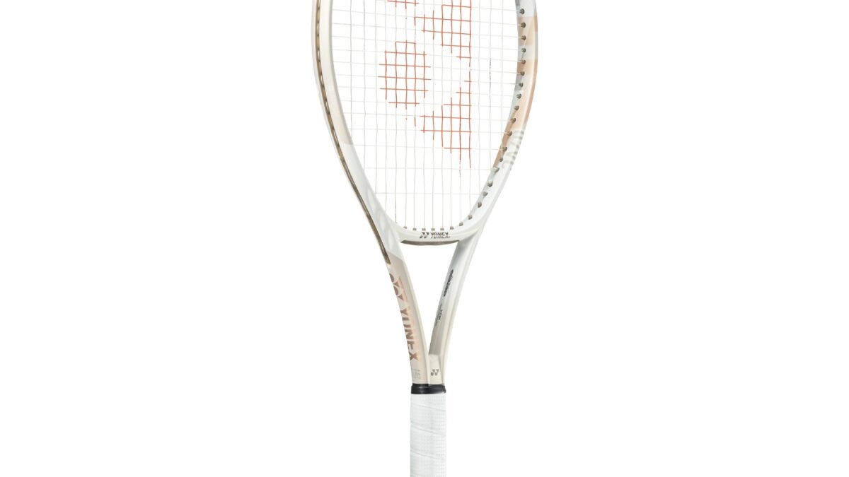 Shop Yonex Vcore 100 Tennis Racquet (Sand Beige) at Best Price