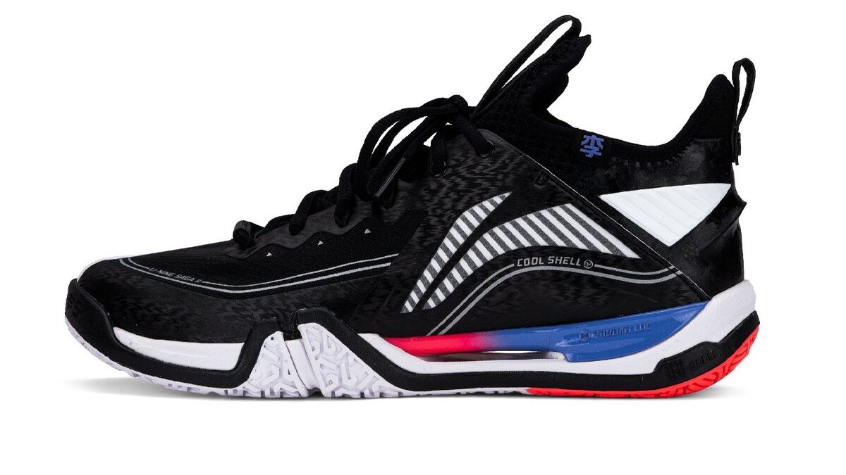 Shop Li-Ning Saga II Pro Badminton Shoes (Black/White) at Best Price