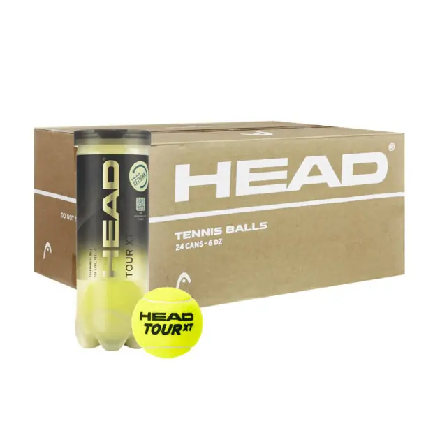 HEAD Tour XT Tennis Ball Cans (72 Balls) | God of Sports