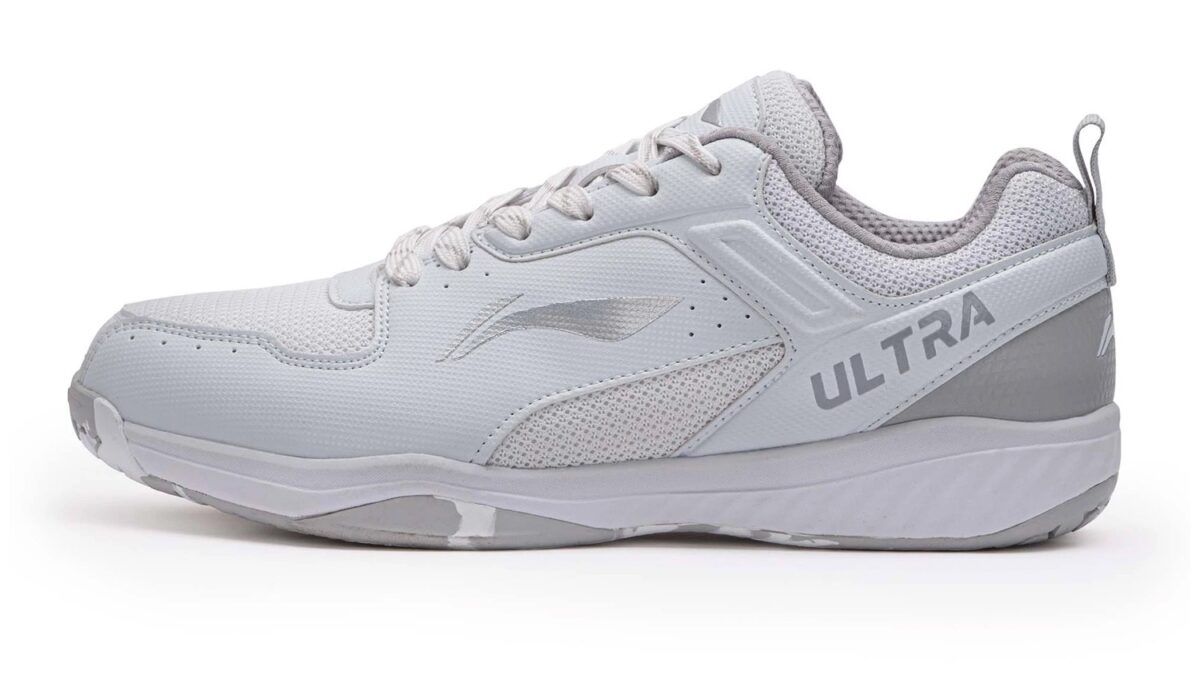 Shop Li-Ning Ultra Speed Badminton Shoes (White/Grey) at Best Price