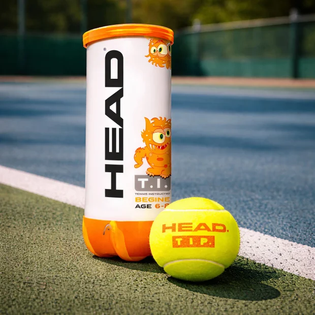 Head TIP 2 Orange Tennis Ball Can (3 Balls)