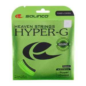 Solinco Hyper G Round Tennis String - 17 Gauge (12m, 1.20mm)