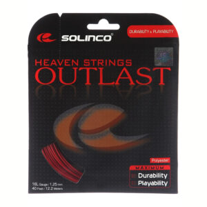 Solinco Outlast String Tennis String - 16L Gauge (12m, 1.25mm)