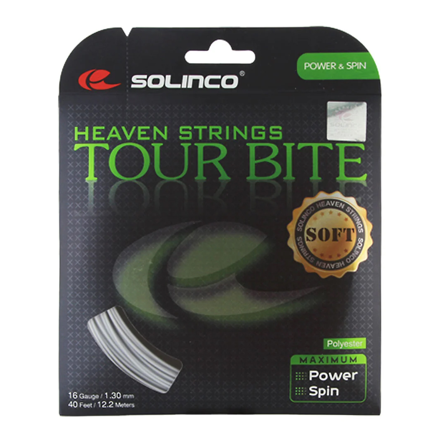 Solinco Tour Bite Soft String Tennis String - 16 Gauge (12m, 1.30mm)