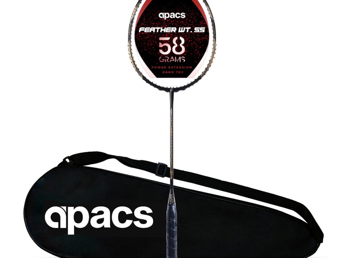 バドミントンラケット apacs/58g/Feather Weight 55 Apacs Feather Weight 55 Unstrung Badminton Racquet | Ultra-Light