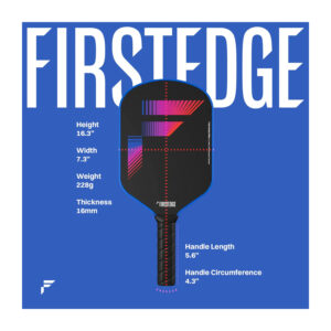 FirstEdge T700 Raw Carbon Fibre Pickleball Paddle