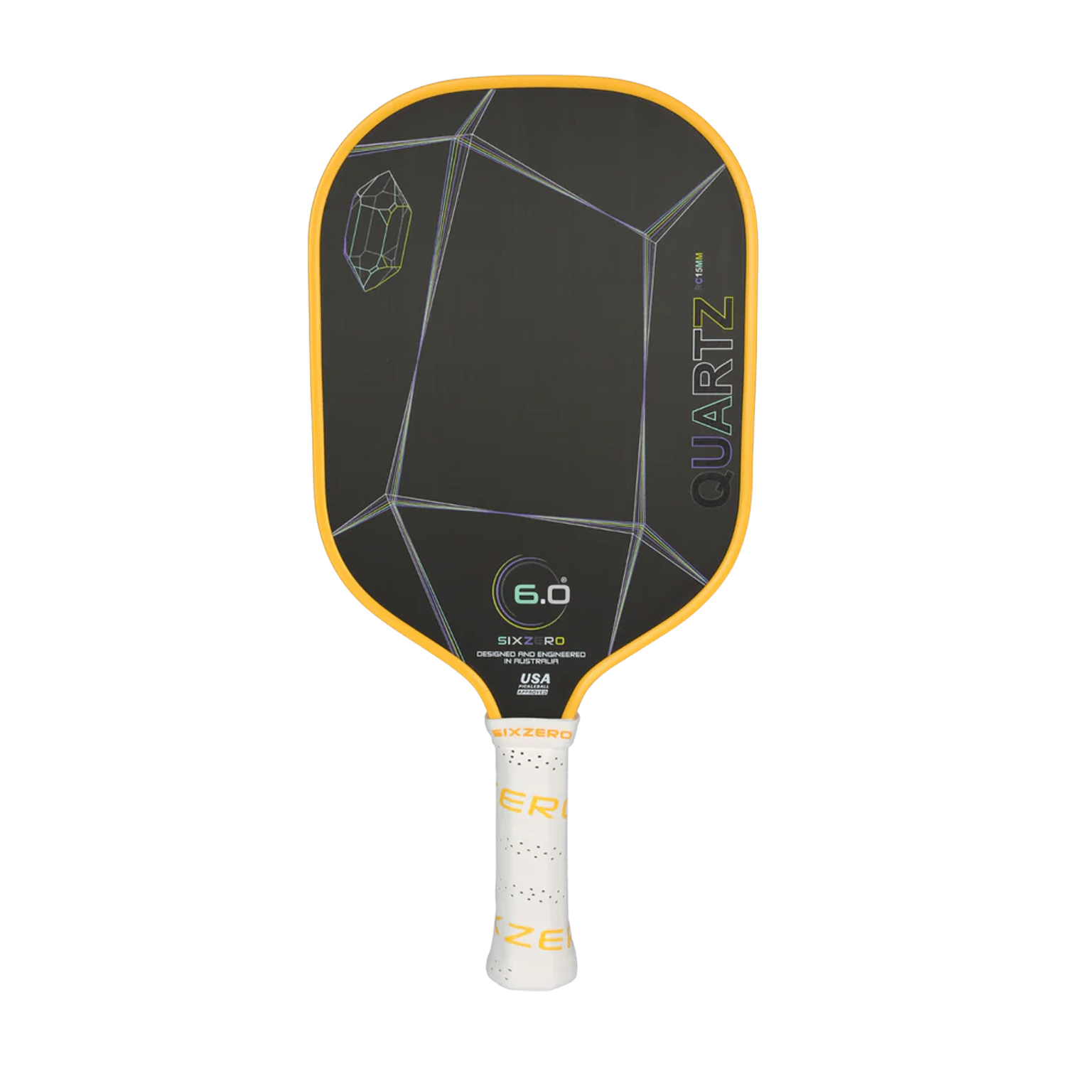 Six Zero Quartz Pickleball Paddle (15mm) - Citrine