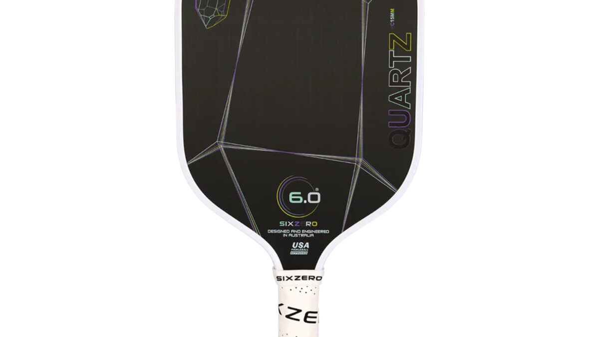 Buy Six Zero Quartz Pickleball Paddle (15mm) - White | God of Sports