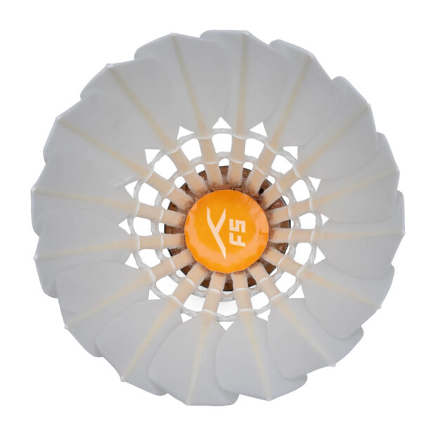 Hundred F5 Feather Badminton Shuttlecock