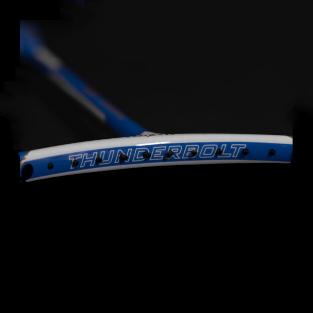 Maxbolt Thunderbolt Badminton Racket (White/Blue)