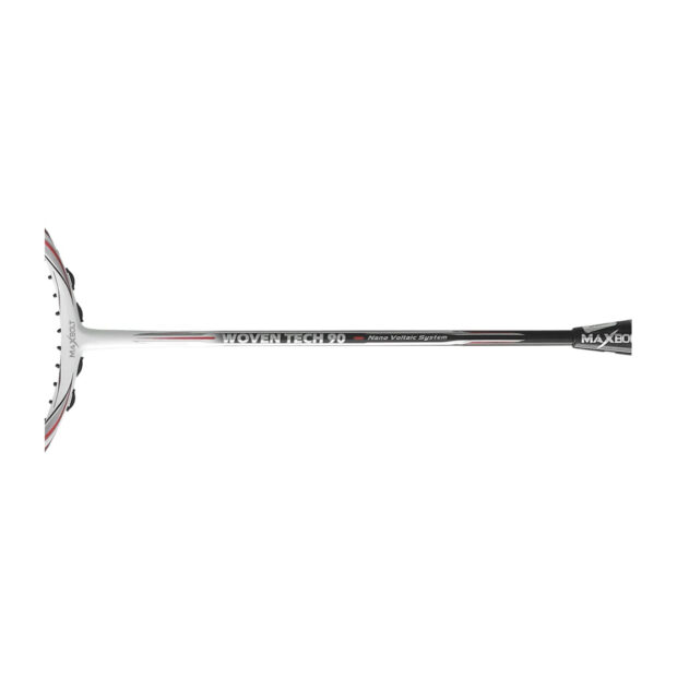 Maxbolt Woven Tech 90 Badminton Racket (White)