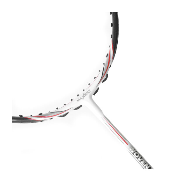 Maxbolt Woven Tech 90 Badminton Racket (White)