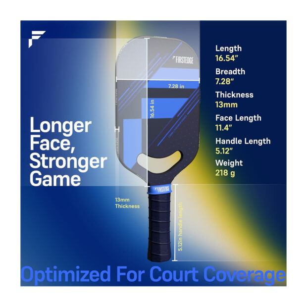 FirstEdge Aero Fusion T700 Pickleball Paddle