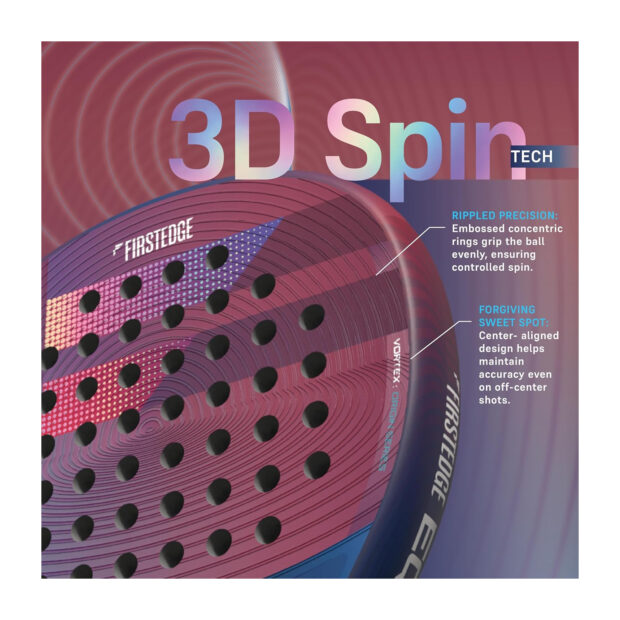 FirstEdge Equinex 3K Carbon Padel Racquet