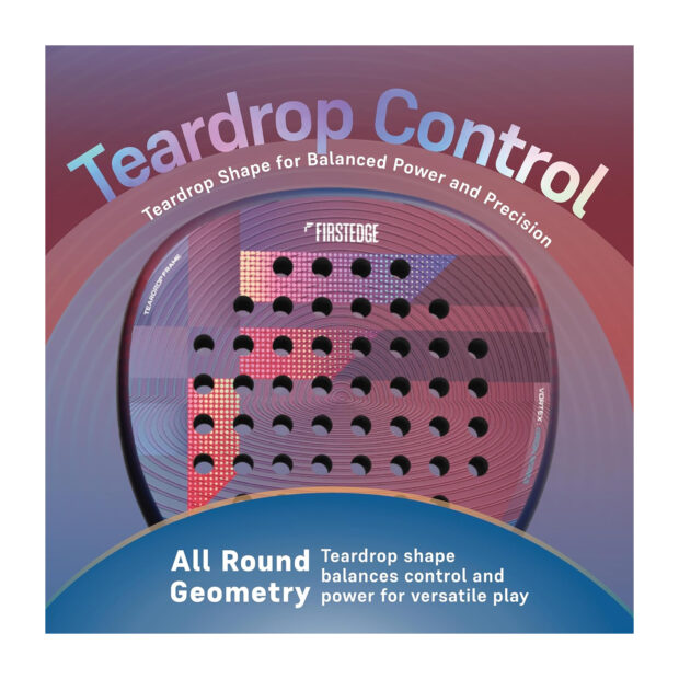 FirstEdge Equinex 3K Carbon Padel Racquet