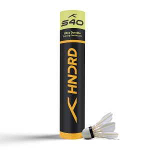 Hundred S40 Badminton Feather Shuttlecock