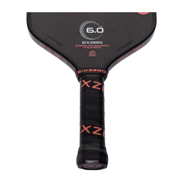 Six Zero Coral Pickleball Paddle (Black)