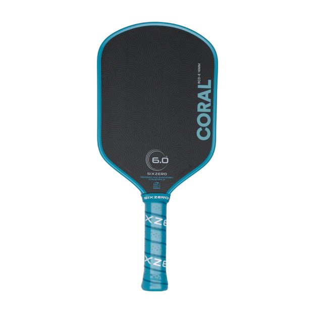 Six Zero Coral Pickleball Paddle (Ocean Blue)