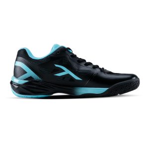 Hundred Phenom Badminton Shoes (Black/Aqua Blue)
