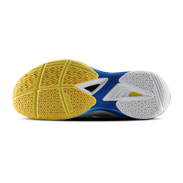 Hundred Phenom Badminton Shoes (White/Blue/Yellow)