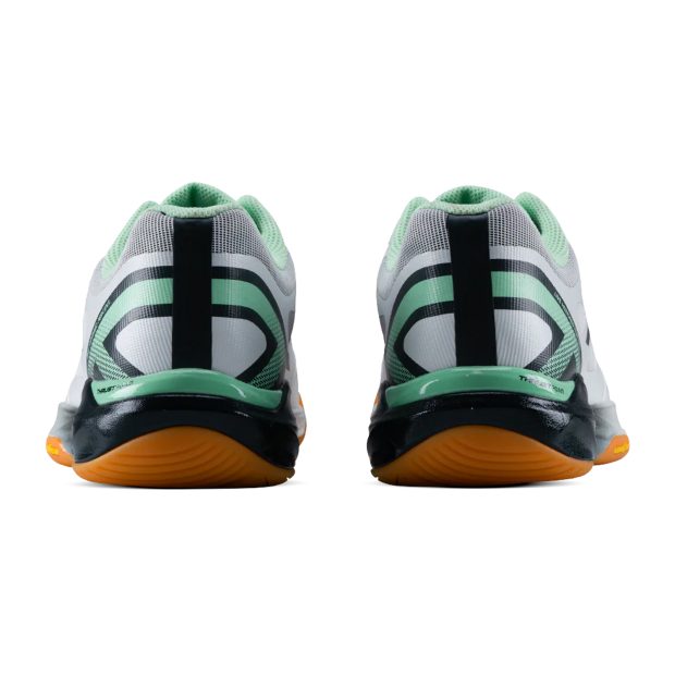 Hundred Phenom Badminton Shoes (White/Grey/Green)