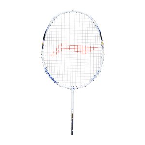 Li-Ning Axforce Blast Badminton Racket (White/Blue)