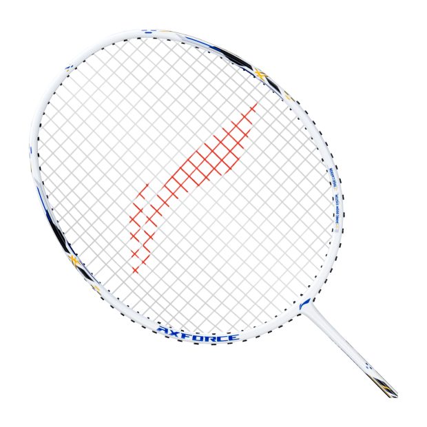 Li-Ning Axforce Blast Badminton Racket (White/Blue)