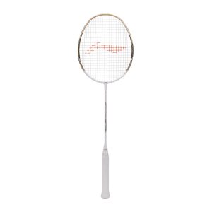 Li-Ning Windstorm 700 SE Badminton Racket (White/Gold)