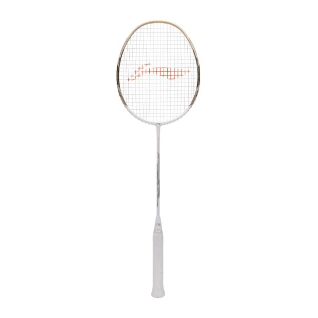 Li-Ning Windstorm 700 SE Badminton Racket (White/Gold)