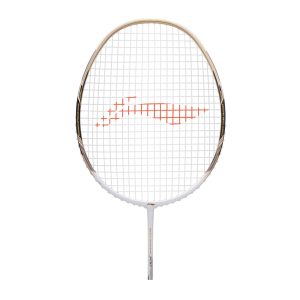 Li-Ning Windstorm 700 SE Badminton Racket (White/Gold)