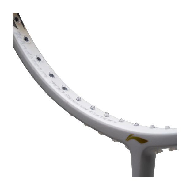 Li-Ning Windstorm 700 SE Badminton Racket (White/Gold)