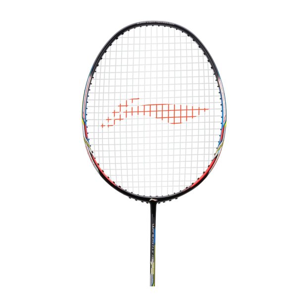 Li-Ning Windstorm 72 Badminton Racket (Black/Charcoal/Peach)