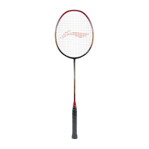 Li-Ning Windstorm 72 Badminton Racket (Black/Red)
