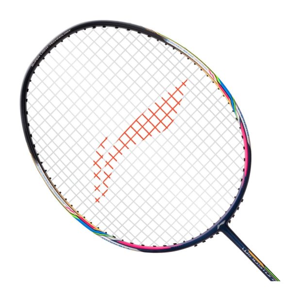 Li-Ning Windstorm 72 Badminton Racket (Navy/Black/Pink)