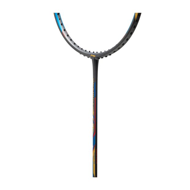 Li-Ning Windstorm 72 S Badminton Racket (Dark Grey/Gold/Blue)